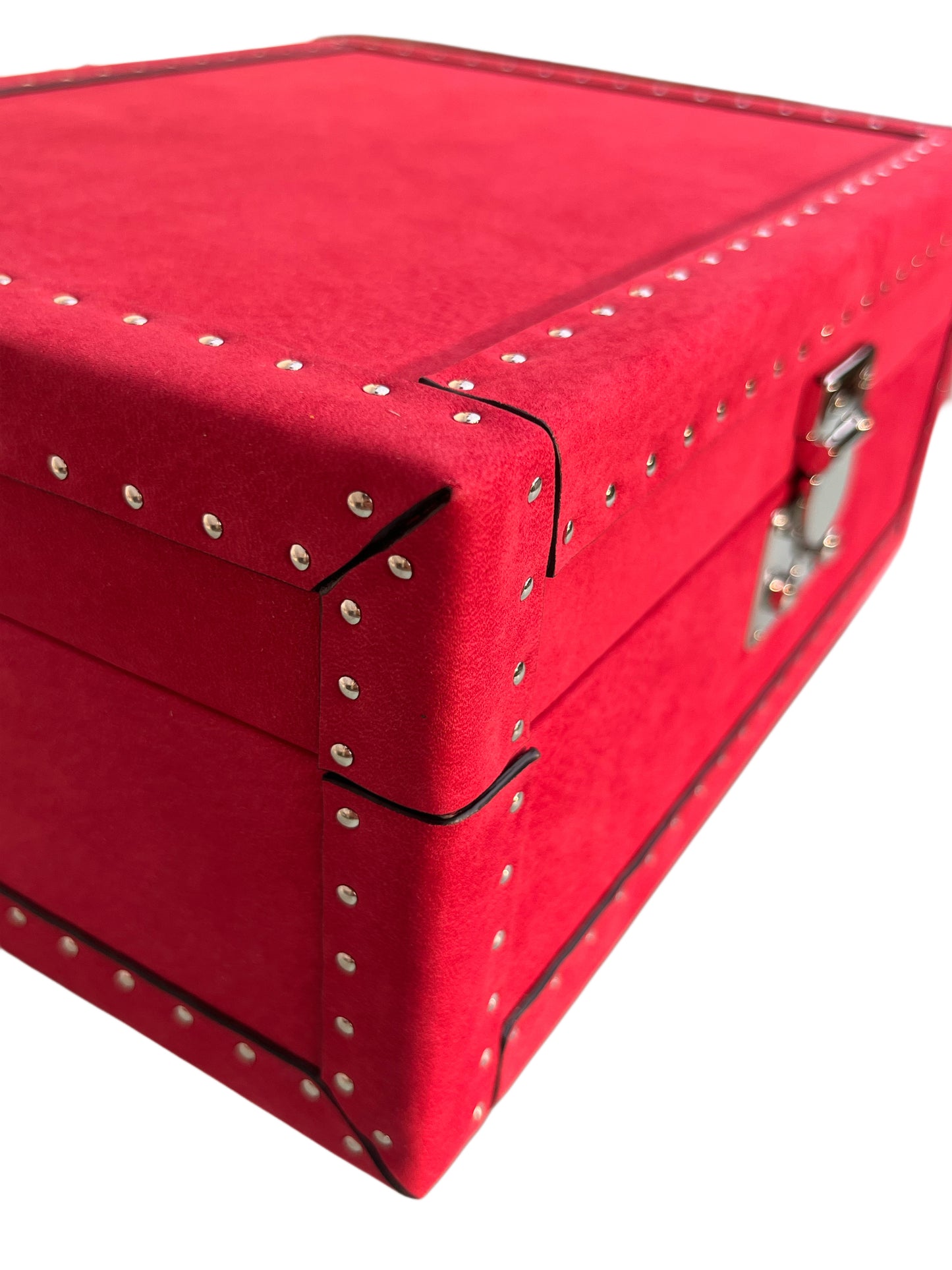 Handmade Italian Nabuk Leather Jewelry Box