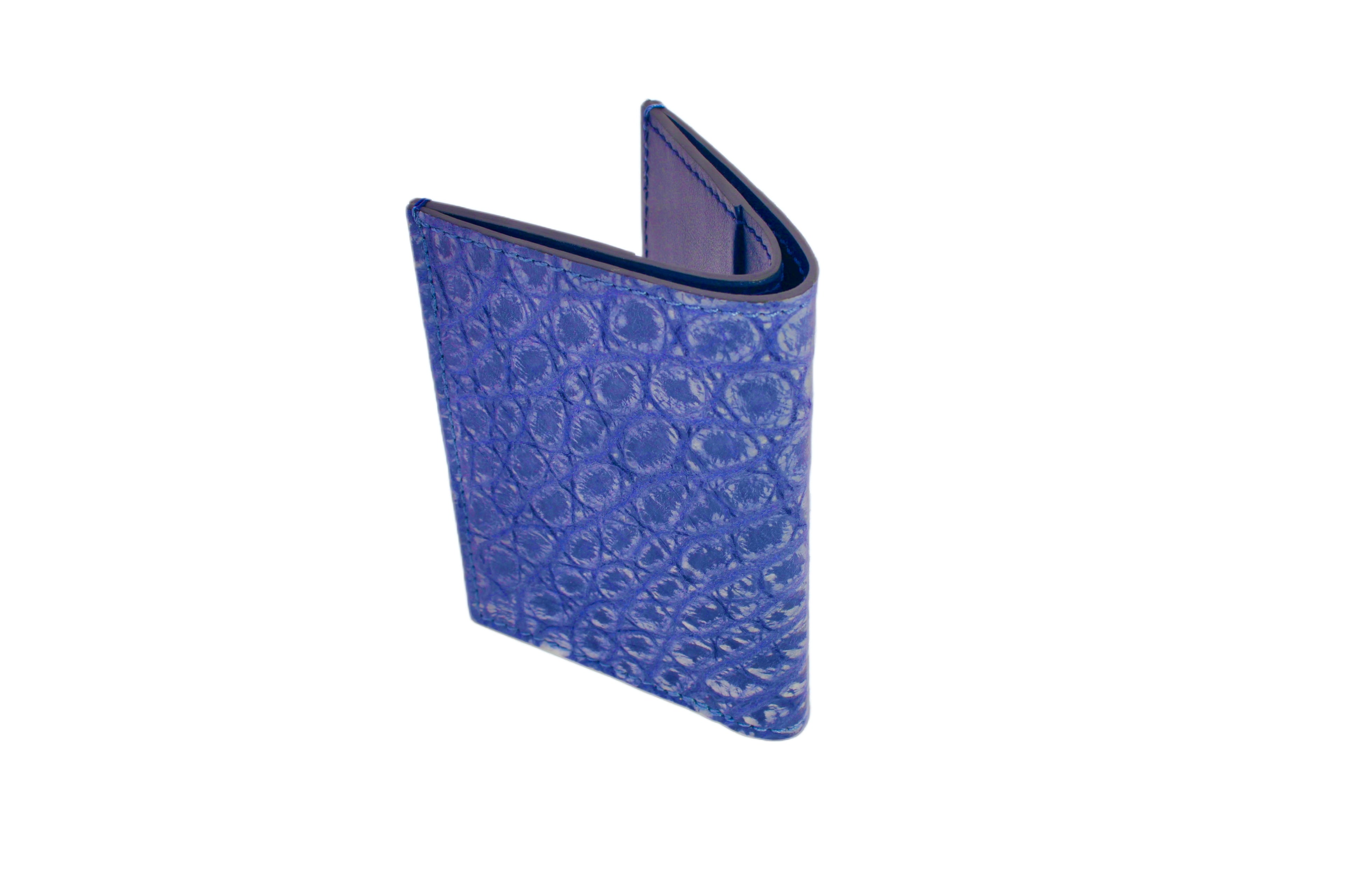 Blue Alligator Wallet