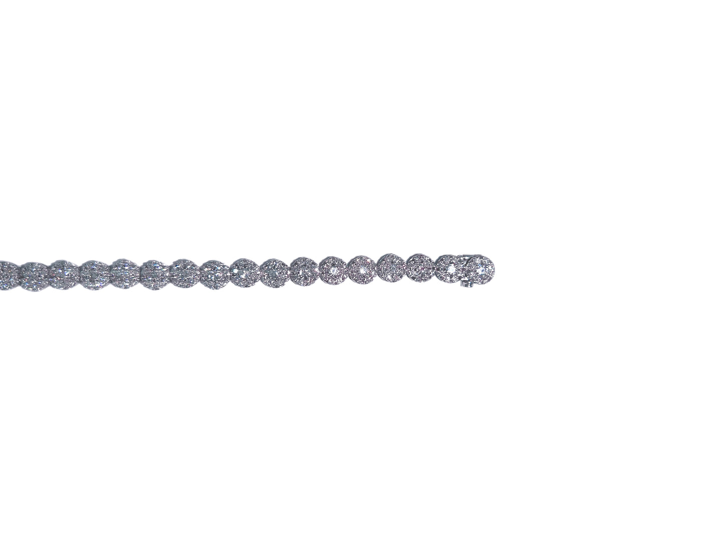 18k White Gold Sphere Bracelet