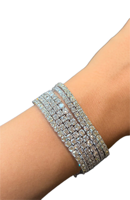 18k White Gold Diamond Bracelet