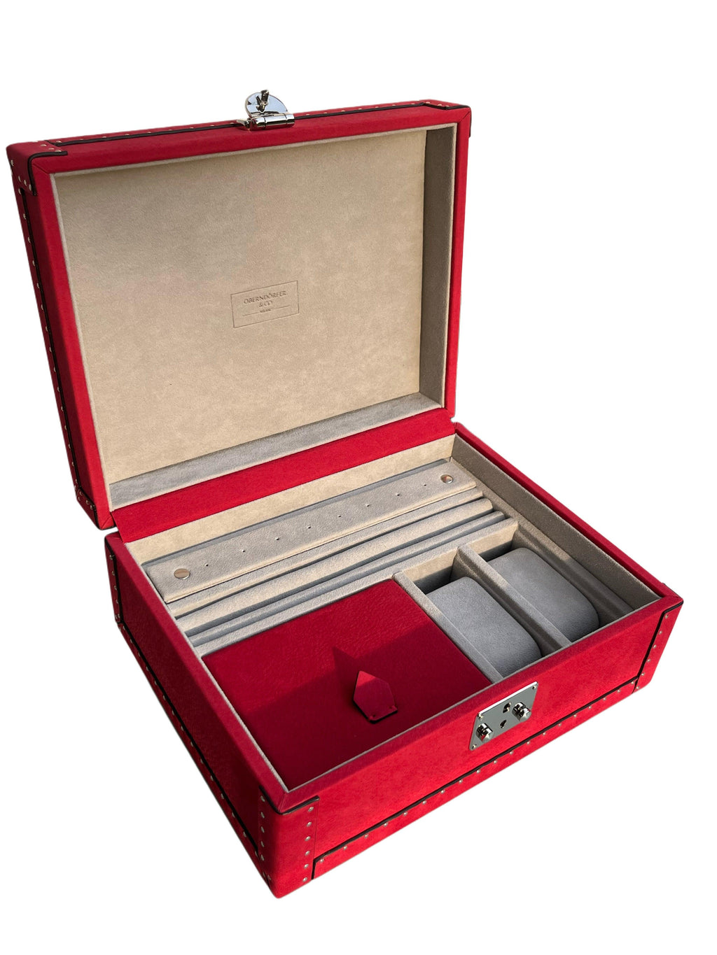 Nabuk Leather Jewelry Box