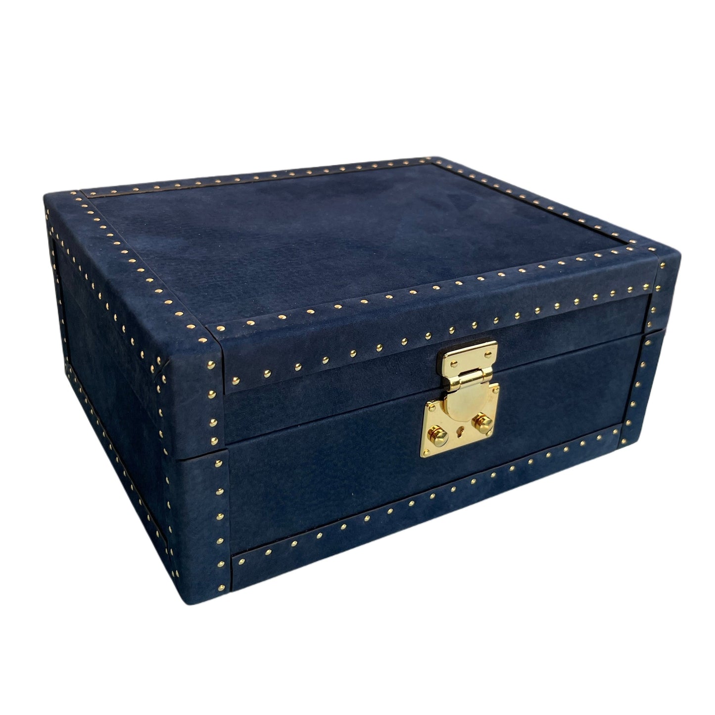 Handmade Italian Nabuk Leather Jewelry Box