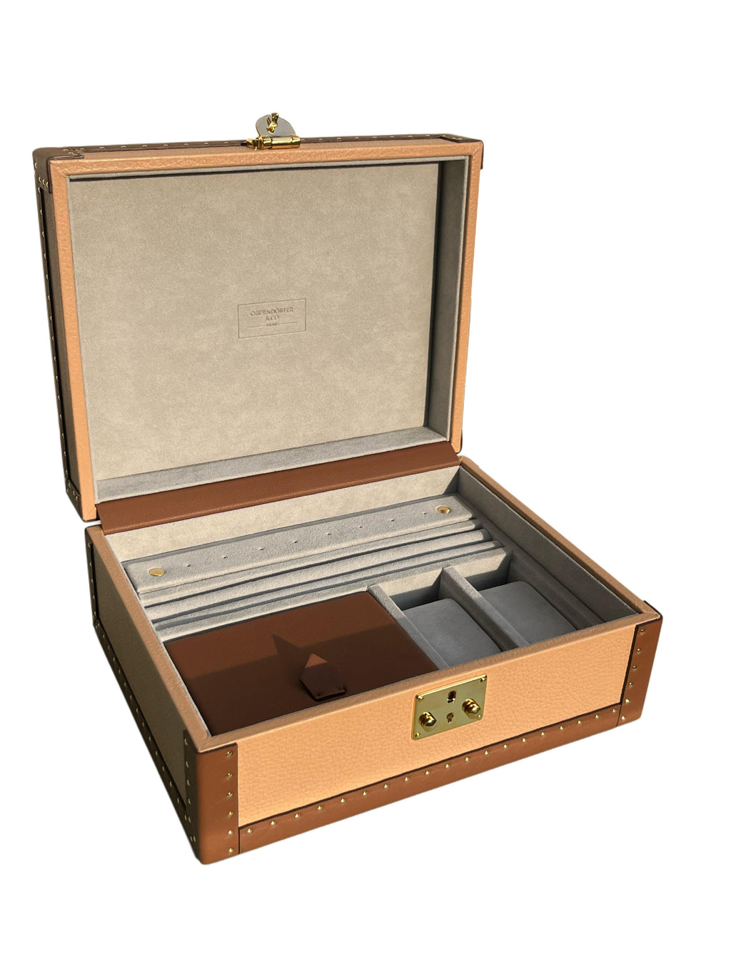 Nabuk Leather Jewelry Box