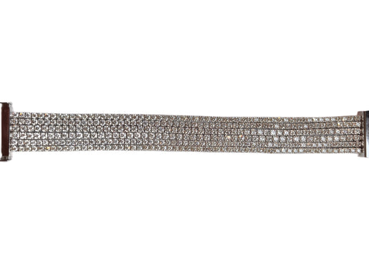 18k White Gold Diamond Bracelet