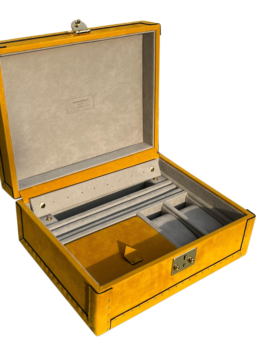 Nabuk Leather Jewelry Box