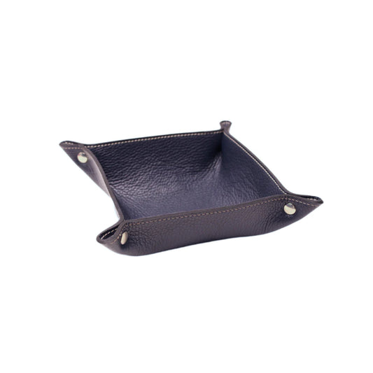 Dark Blue Leather Tray