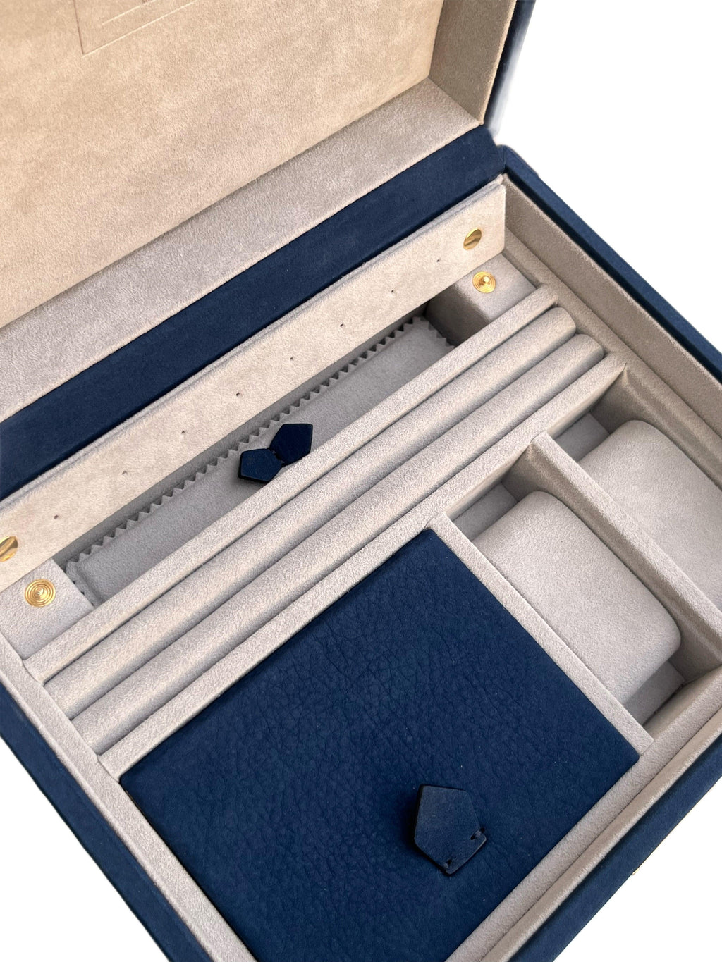 Nabuk Leather Jewelry Box