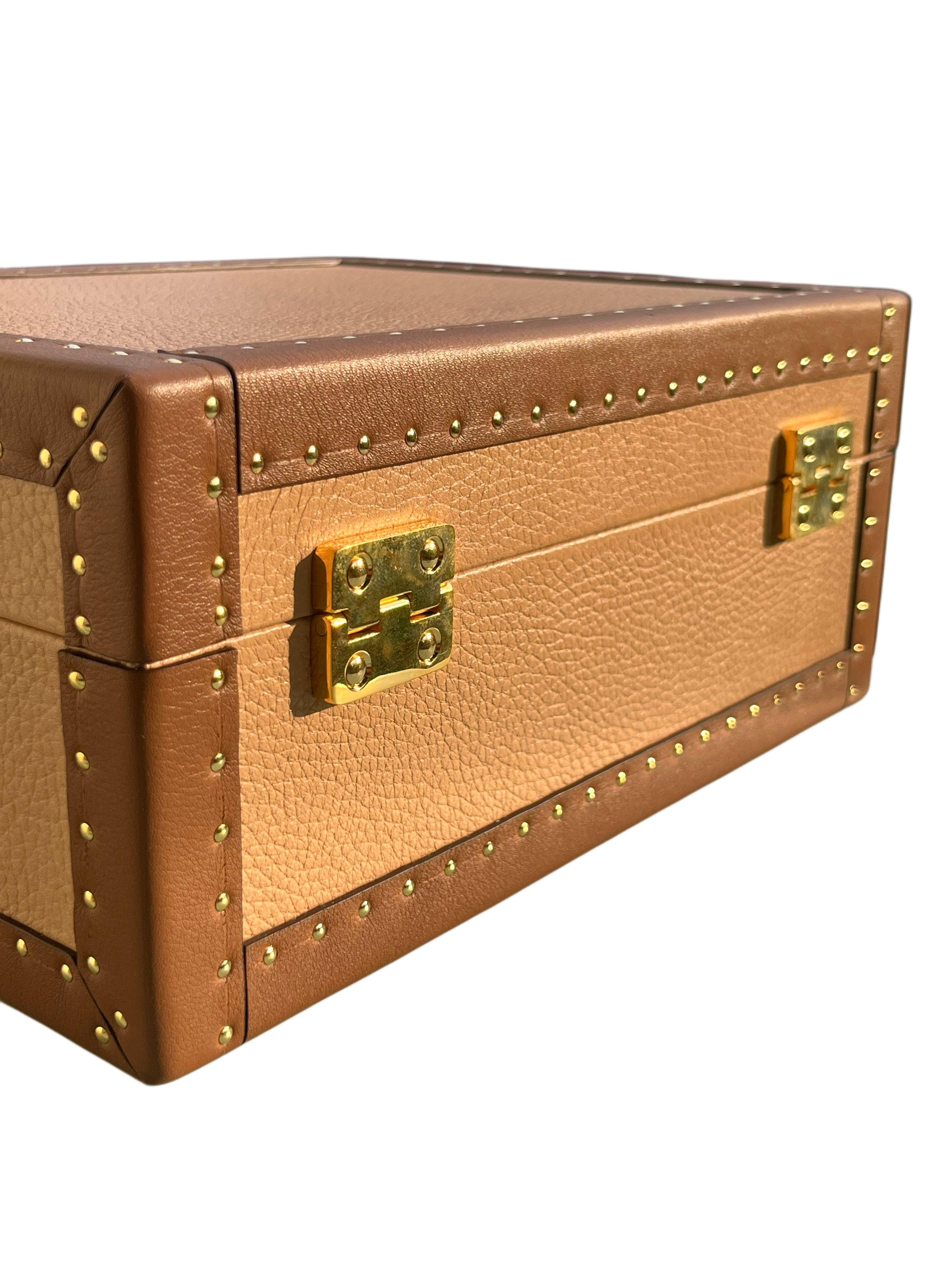 Nabuk Leather Jewelry Box