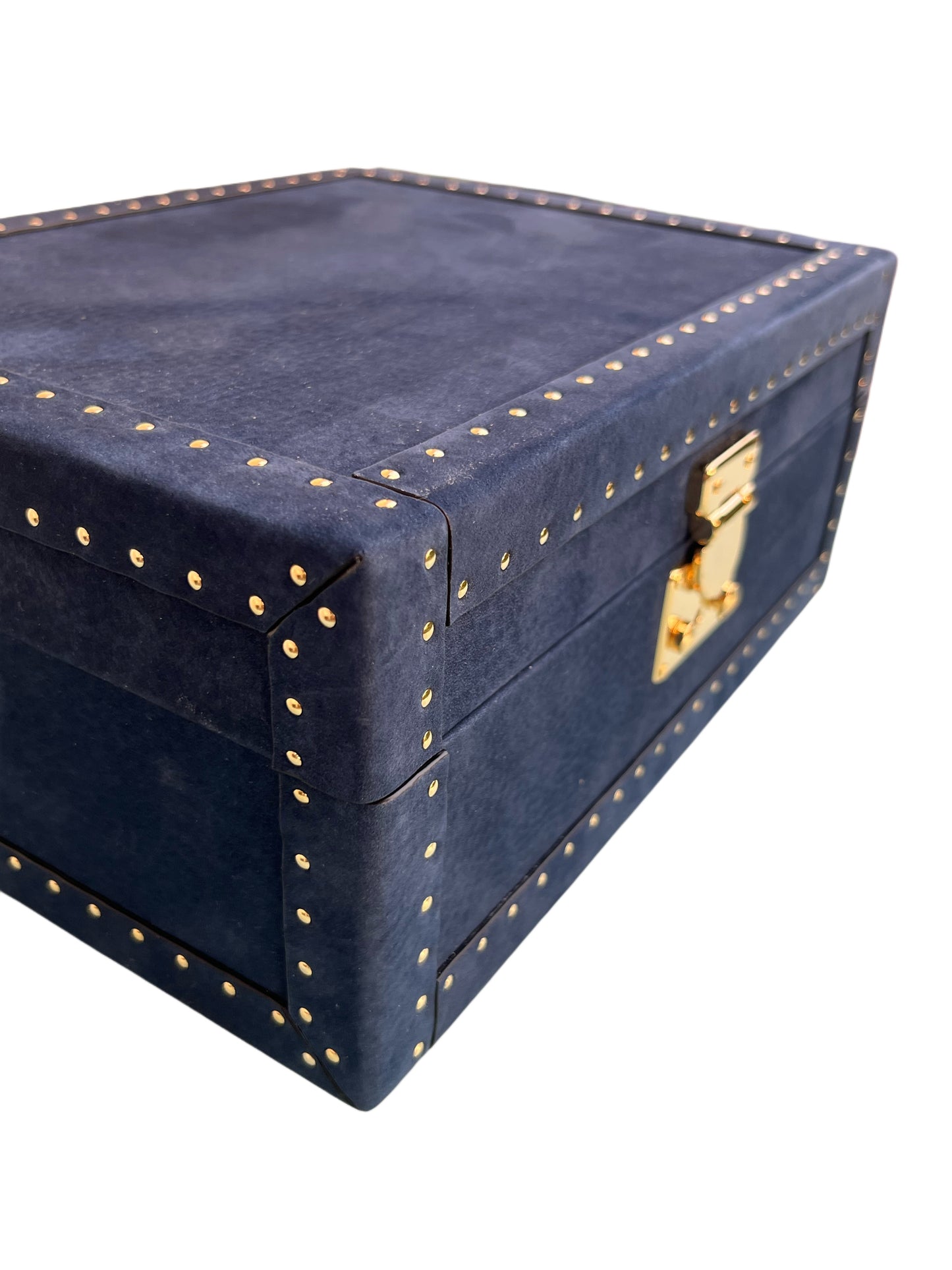 Handmade Italian Nabuk Leather Jewelry Box