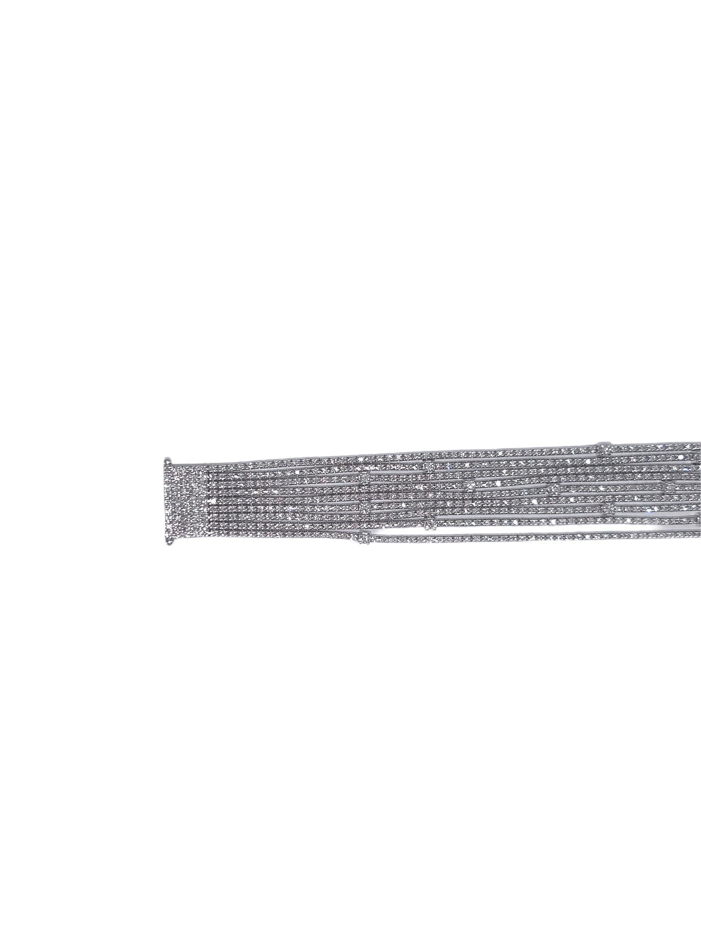 18k White Gold Diamond Bracelet