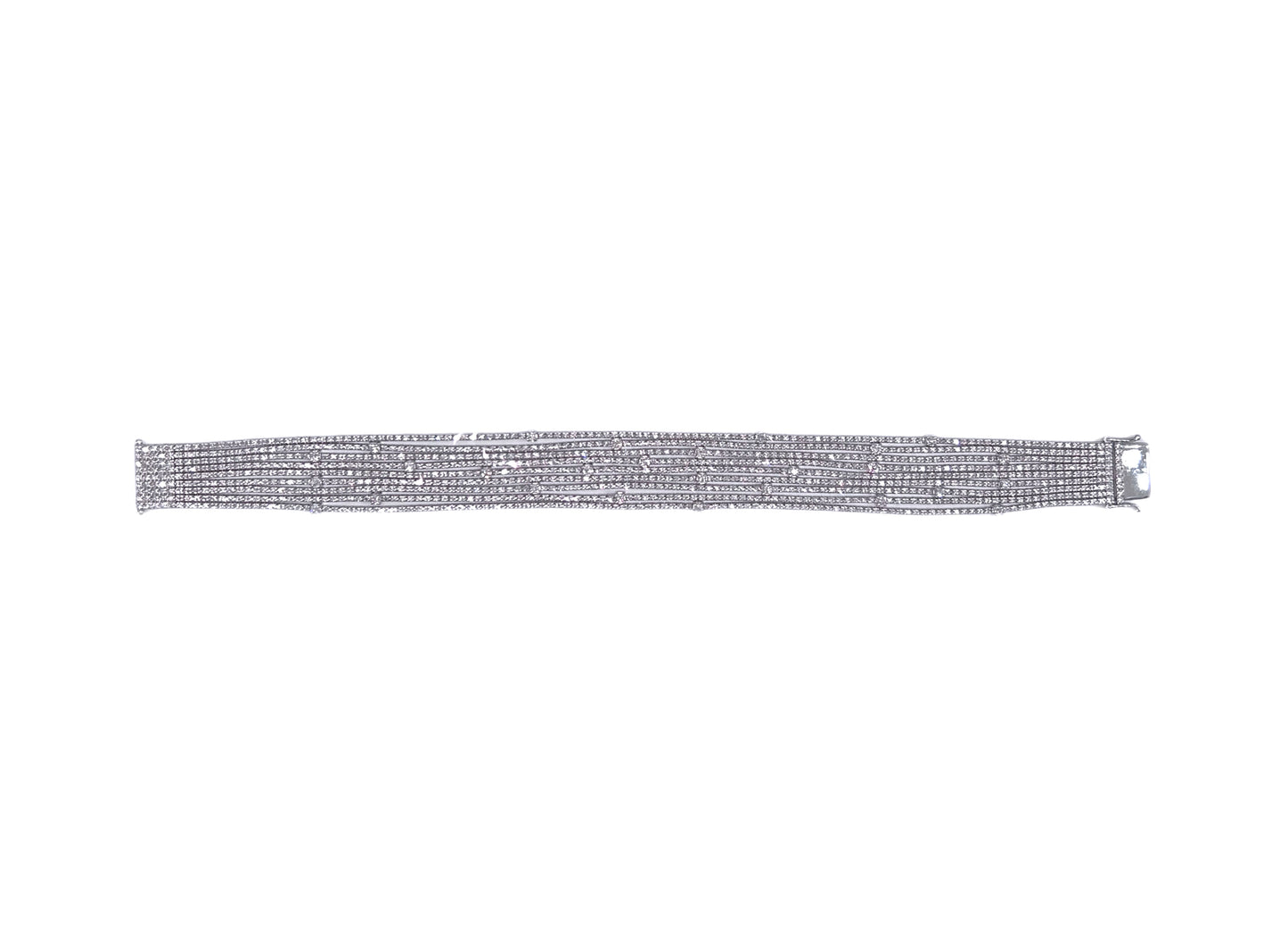 18k White Gold Diamond Bracelet