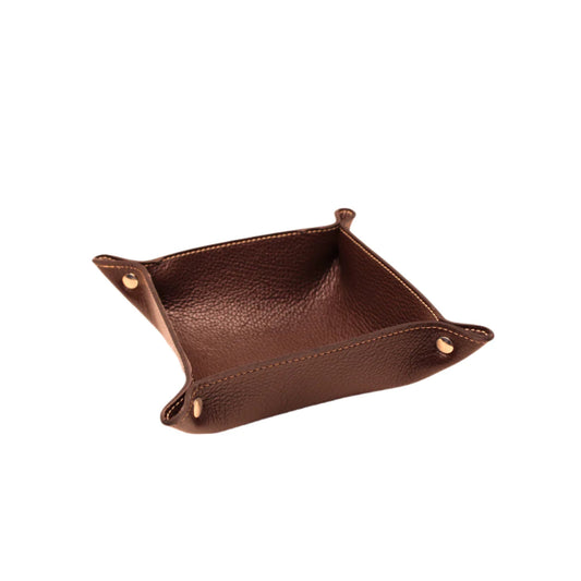 Brown Leather Tray