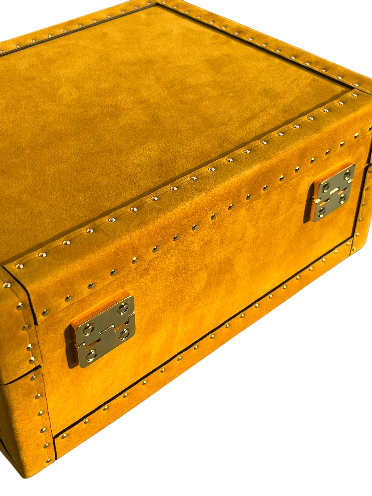 Handmade Italian Nabuk Leather Jewelry Box