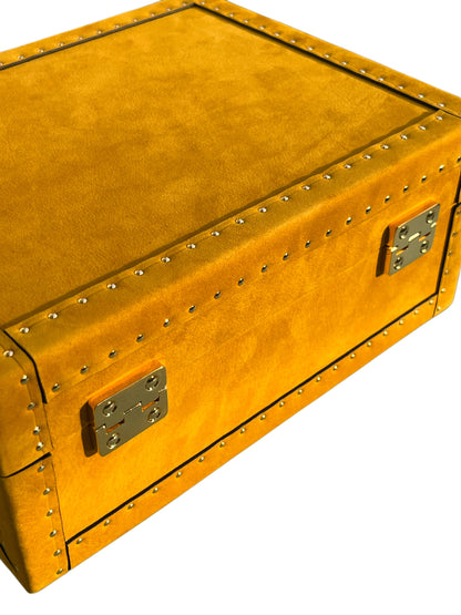 Handmade Italian Nabuk Leather Jewelry Box