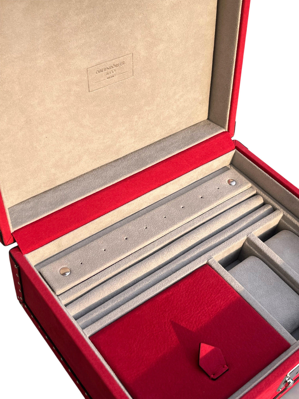 Nabuk Leather Jewelry Box