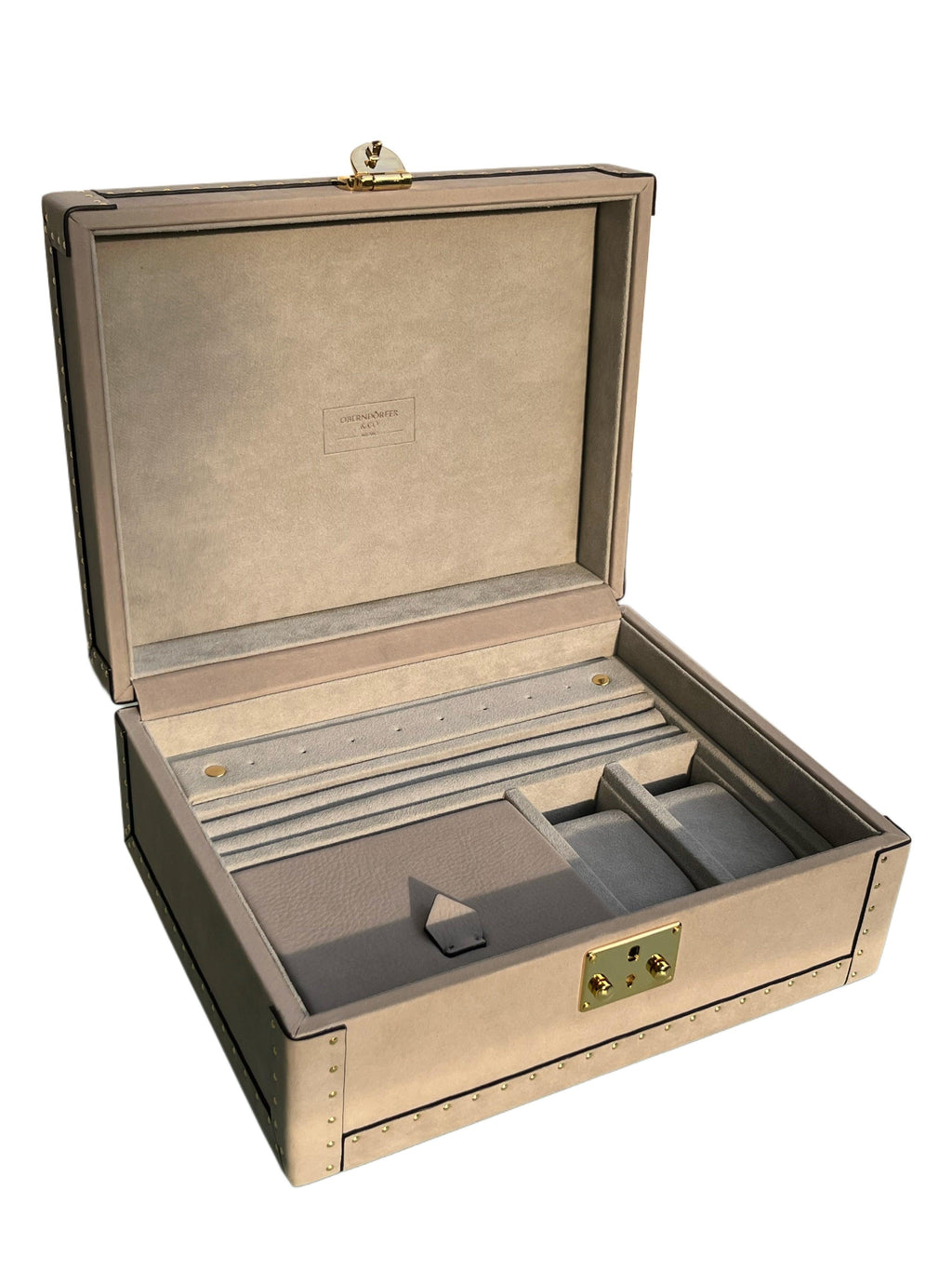 Nabuk Leather Jewelry Box