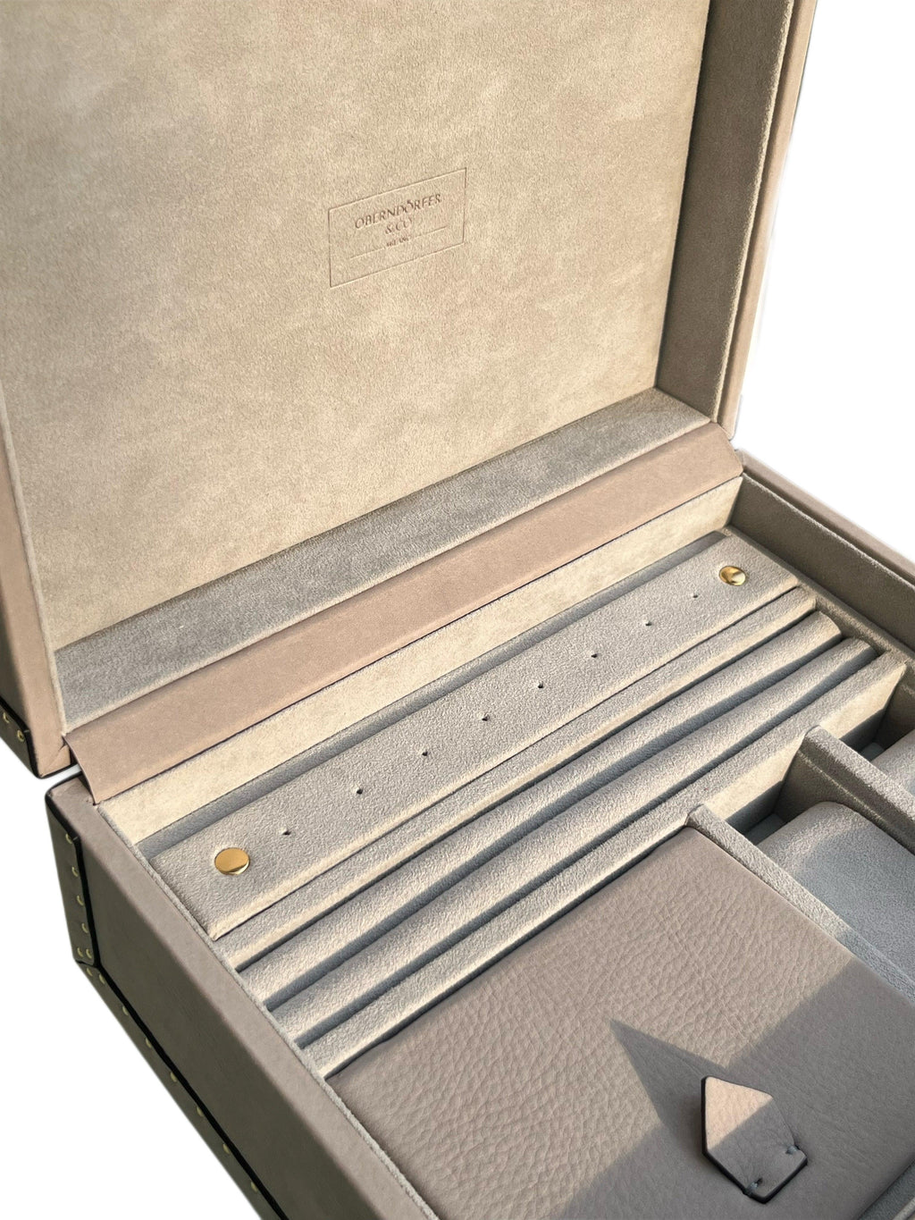 Nabuk Leather Jewelry Box