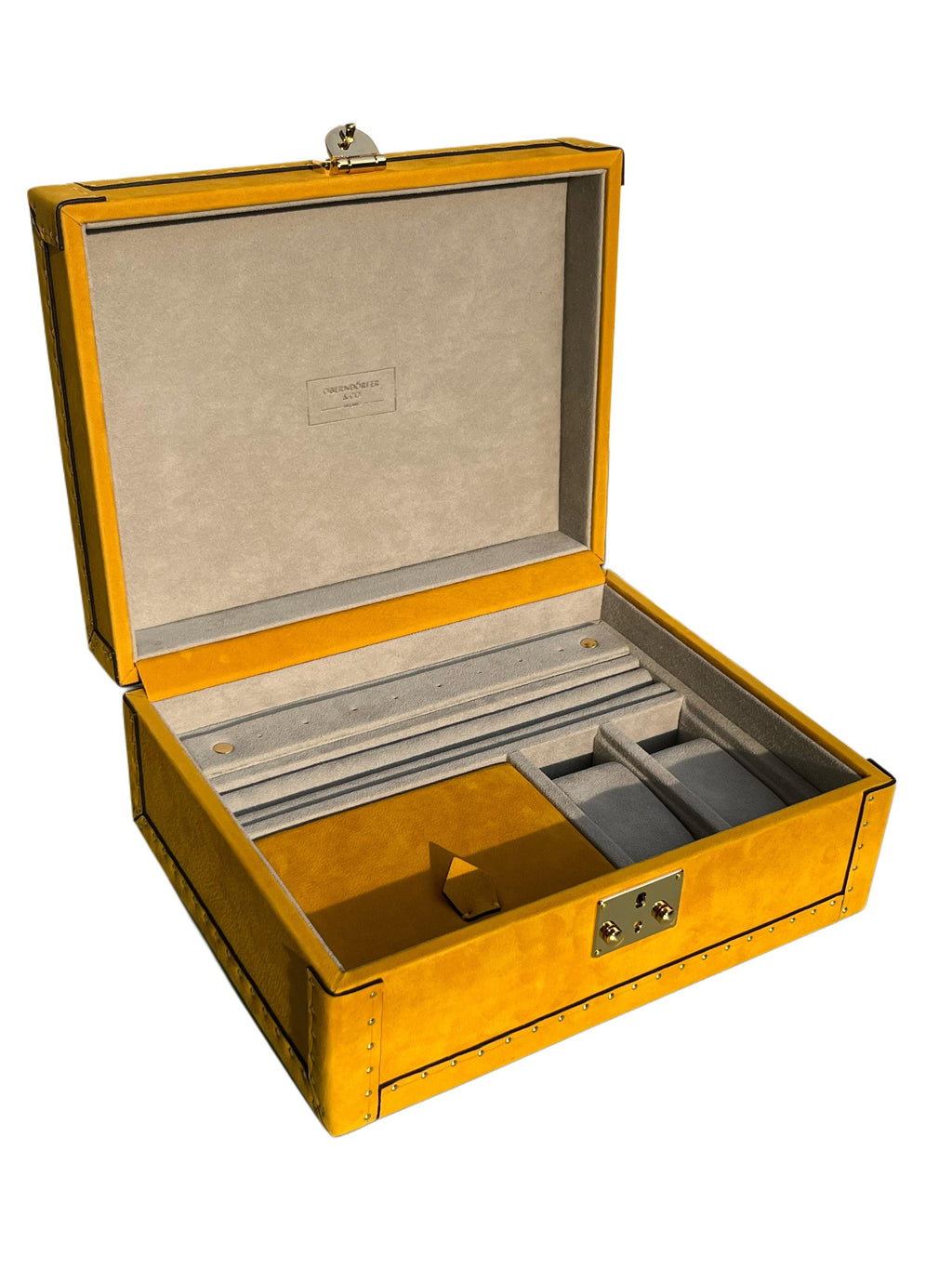 Nabuk Leather Jewelry Box