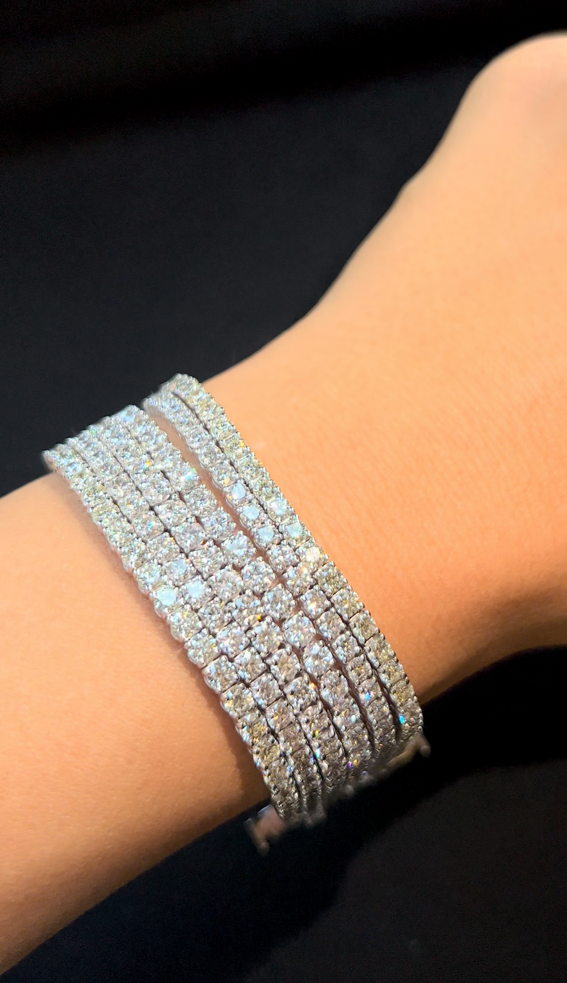 18k White Gold Diamond Bracelet